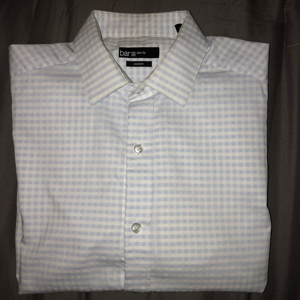 Bar III Slim Fit Button Down